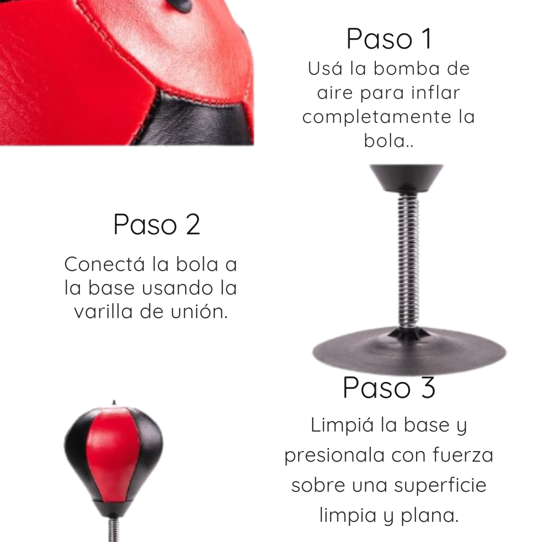 Saco de boxeo anti-estrés